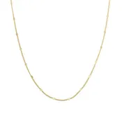18K Gold Dainty Reflective Choker