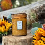 Baltic Amber Small Glass Candle