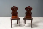 Pair of English Regency Hall Chairs — RESIDE