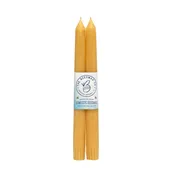 9 Inch Beeswax Tapers