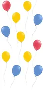 Balloon Bunch Reusable Wallpaper – Tots Tweens & Teens (T3)
