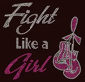 ✨💖Cancer Support Designs  ✨💖  FIGHT LIKE A GIRL WITH PINK GLOVES