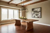Live Edge Mesquite Rustic Dining Table