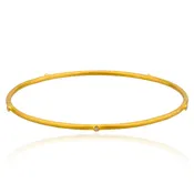 24K Diamond Station Bracelet