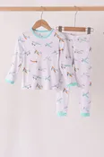 Airplane bamboo 2pc pants set