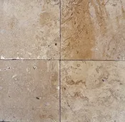 Bella Mocha Travertine 8"x8"x1-1/4" Paver
