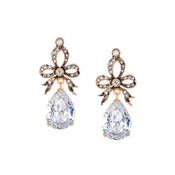 Azaara Vintage Delicate Teardrop Earrings as featured in The Knot Magazine