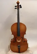 3/4 cello labeled Ernst Leopold West Germany 1980