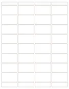 32up Vinyl Retail Price Labels - 8.5" x 11" Sheets