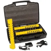 1157 Aervoe Yellow LED Baton Flare, Three Pack (with Tripods + Chargers)
