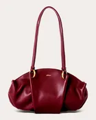 07:07PM Leather Baguette Bag