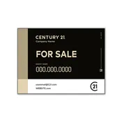 18″x24″ Eco Hanging Sign 1 (Century 21)