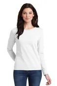 5400L Gildan® Ladies Heavy Cotton™ 100% Cotton Long Sleeve T-Shirt with Silkscreen