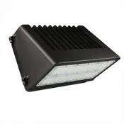 100W Full Cutoff LED Wall Pack – 14,000 Lumens, Built-In Dusk-to-Dawn Photocell, Selectable 3000K/4000K/5000K CCT, 400W Metal Halide Equivalent, 120–277V, DLC Premium, 5-Year Warranty