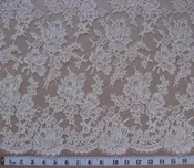 Alencon Lace, French Alencon, Allover Roses, 32″ wide
