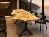 Figured Maple dining table — Indy Urban Hardwood Company