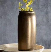 12.7" Bronze Ceramic Vase