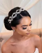 Classic Pearl and Crystal Looping Vine style no. 242644