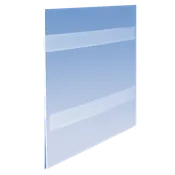 Acrylic One Fold with Tape