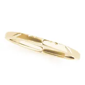 Arched Undercut Wedding Band