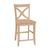 24-Inch Salerno Stool in Espresso, Ready to Ship