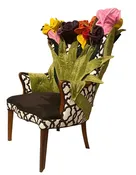 Whimsical Giant Tulip Garden Chair — The Artful Chair | Custom Chair Upholstery and Classes