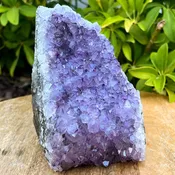 Amethyst Druzy Cluster Cut Base