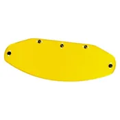 02-507 5 Snap Flat Shield - Amber