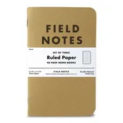 Field Notes 3-pack, Lined