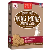 Cloud Star Wag More Bark Less Oven Baked Grain Free Pumpkin Dog Treats