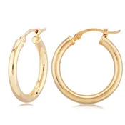 14k Gold Hoops