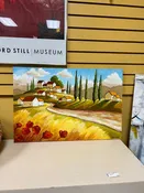 Abstract "Town Roadway" Catherine Horvath Painting w/ COA