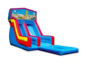 18' Modular Water Slide with Plunge pool