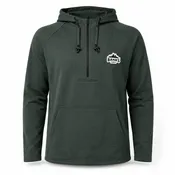 Crossover Half Zip Hoodie