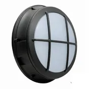 12" LED 17W Bulkhead Grid Frame Round Wall Light 2,134 Lumens