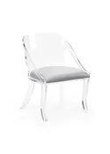 Acrylic Curved Back Chair
