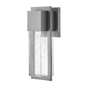 Alex 15.75" Coastal Outdoor Wall Lantern - Brushed Aluminum