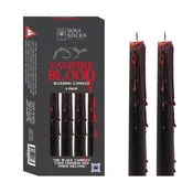 Candles Vampire Blood Bleeding Set of 4 (10 in.)