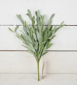 14in Foamy Willow Leaves Bush-green