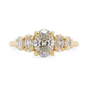 1.01ct Clara Oval Lab Grown Diamond Engagement Ring