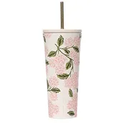 24oz Rifle Paper Cold Cup - Pink Hydrangea