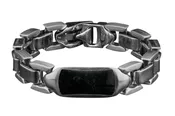 Black Jade Identity Bracelet by William Henry