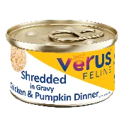 VēRUS Feline Shredded in Gravy Chicken & Pumpkin Dinner
