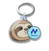 Feeling Slothy keychain