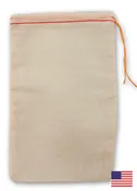 100% Natural Cotton Drawstring Bag 3X4"