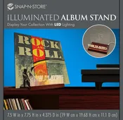 Snap-n-Store Illiminated Now Playing Vinyl Alnum Stand Acrylic &amp; Wood