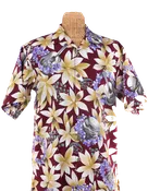 Ukulele Aloha Shirt – Maroon
