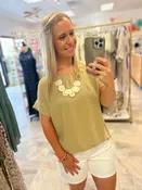 Air Flow Blouse - Sand