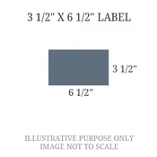 3 1/2" x 6 1/2" Engraved Label