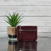 Coin Purse w/Silver Hardware